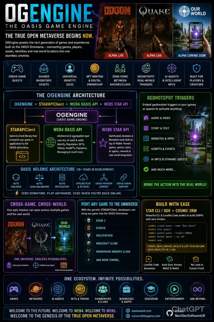 OGEngine — the OASIS Omniverse game runtime